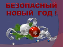 Памятка родителям о безопасности детей в новогодние каникулы.